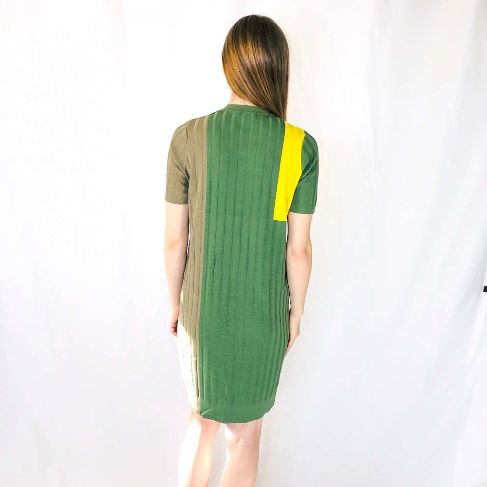 Kerisma Color Block Ribbed Mini Dress Knit M 0220 - Picture 5 of 6